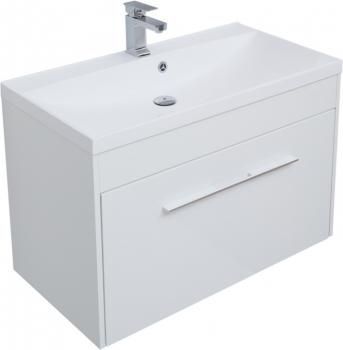 Тумба под раковину AQUANET Августа 90 (ручка хром)