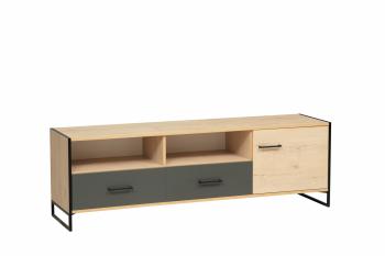 Дуб бунратти светлый/Диамант серый