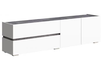 белый / бетон темный