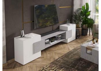 белый / бетон светлый