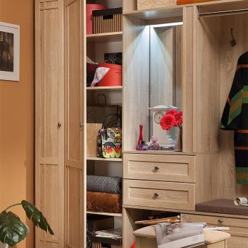 Шкаф для одежды и белья Глазов-мебель Sherlock 71 левый