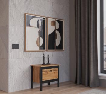 Тумба для обуви БРВ Мебель LOFT KOM1K/55