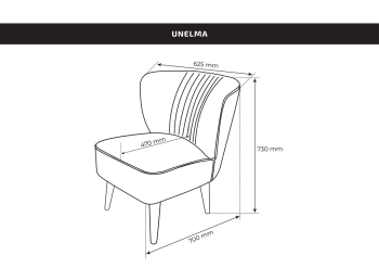 Кресло Гуд Лакк Унельма Malmo