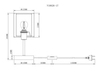 Лампа настольная Moderli V10626-1T Room