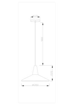Подвесной светильник Модерли V1571-1P Люче 1*E27*60W(Подвесной светильник Moderli V1571-1P Luce 1*E27*60W)