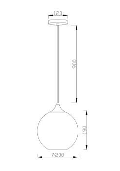 Подвесной светильник Moderli V2111-P Sumatra 1*E27*60W