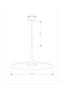 Подвесной светильник Moderli V2221-PL Metrix LED*5W
