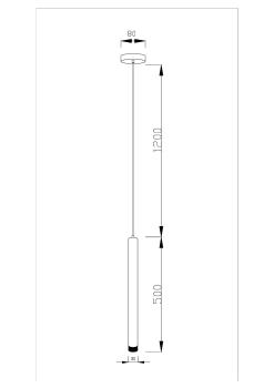 Светодиодный подвесной светильник Moderli V2320-PL Siento LED*3W