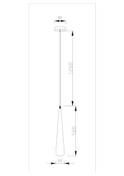Светодиодный подвесной светильник Модерли V2353-PL Эпоха LED*3W(Светодиодный подвесной светильник Moderli V2353-PL Epoch LED*3W)