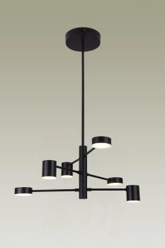 Люстра на штанге Moderli V2740-6CL Lewes 6*LED*5W