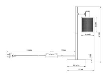 Настольная лампа Moderli V3060-1T Suspent 1*E14*40W