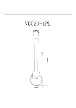 Светодиодный подвесной светильник Moderli V5020-1PL Store