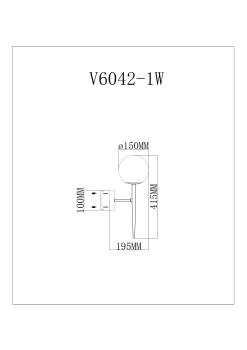 Бра Moderli V6042-1W Scrumbel