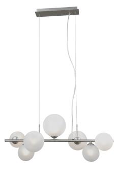 Белый/Матовый хром