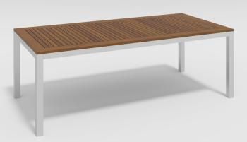 каркас белый/столешница тик