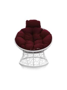 бордовая подушка