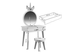 Набор детский Мебельсон Единорожка