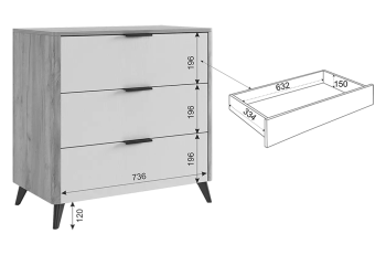 Комод Мебельсон Адам