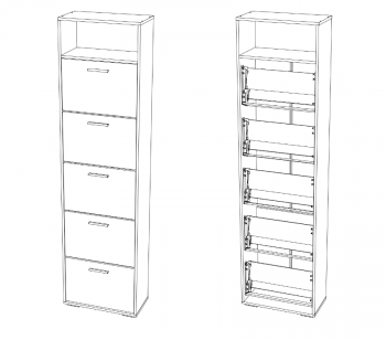 Тумба для обуви Сильва