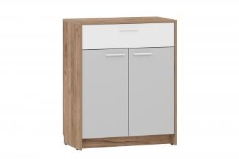 Серый Камень/Белый Фасадный, Дуб Крафт Табачный