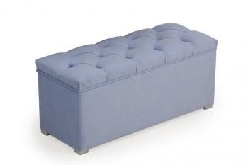 велюр голубой