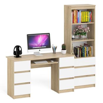 Дуб сонома/белый