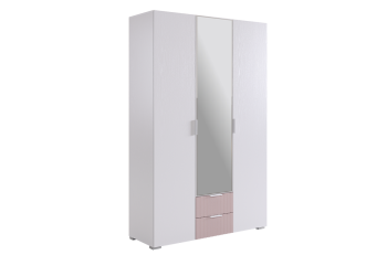 белое дерево/пудра розовая (эмаль)