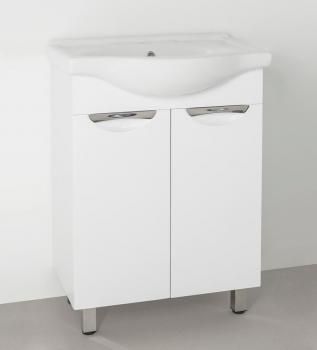 Тумба с раковиной Style Line Жасмин 60 + Умывальник Селигер 60