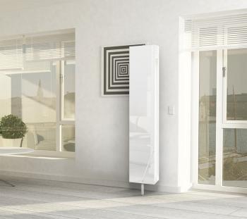 Поворотный стеклянный шкаф Shelf Zoom Glossy